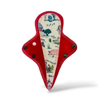 THONG PAD "E-I-E-I-O" (Natural Organic Cotton)
