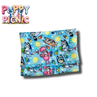 WRAPPER PUPPY PICNIC (DBL BRUSHED POLY)