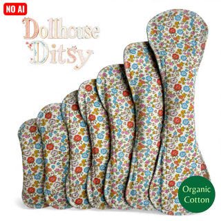 PAD DOLLHOUSE DITSY (ORGANIC COTTON)