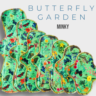 PAD BUTTERFLY GARDEN (MINKY) (DOUBLE ZORB ONLY)