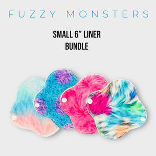 6" Small FUZZY MONSTERS Liners