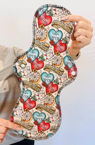 CLOTH PAD "Love Bite" A-Symmetrical 16in (Lush Brushed)