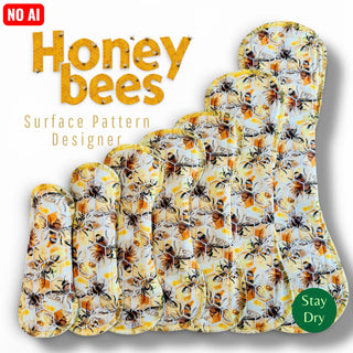 PAD HONEYBEES HEX (STAY DRY)