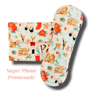 PAD SUGAR PLUMS PROMENADE (ORGANIC COTTON)