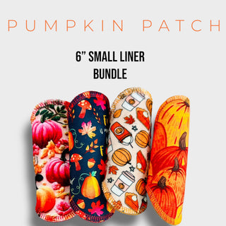 6" Small PUMPKIN PATCH Liners