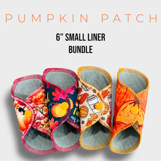 6" Small PUMPKIN PATCH Liners