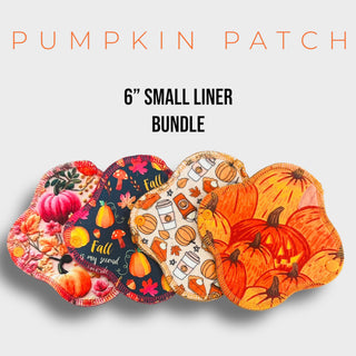 6" Small PUMPKIN PATCH Liners