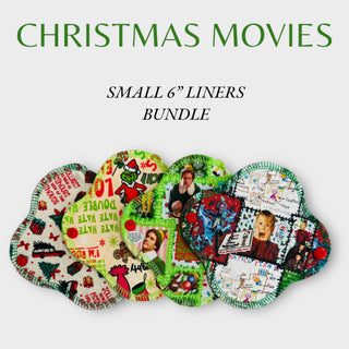 6" Small CHRISTMAS MOVIES Liners