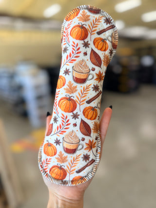 CLOTH PAD "Pumpkin Latte" (Plush Polartec)