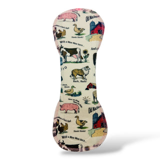 CLOTH PAD "E-I-E-I-O" (Natural Organic Cotton)