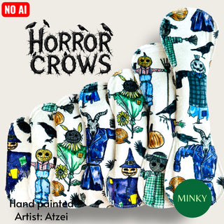 PAD HORROR CROWS (MINKY)