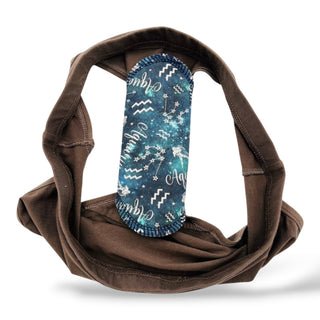 CLOTH LINER SMALL "Aquarius"  (Natural Organic Cotton)