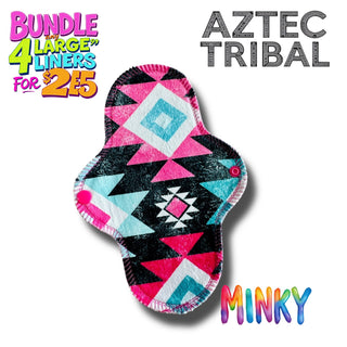 LINER LARGE AZTEC TRIBAL (MINKY)