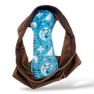 CLOTH PAD "Howl At The Moon" (Velvet Minky)