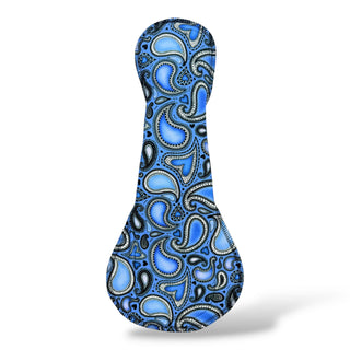 CLOTH PAD "Blue Paisley" A-SYMMETRICAL 16" (Silky Stay Dry)