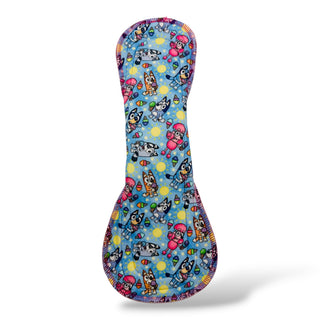 CLOTH PAD "Puppy Picnic" A-SYMMETRICAL 16" (DBP)