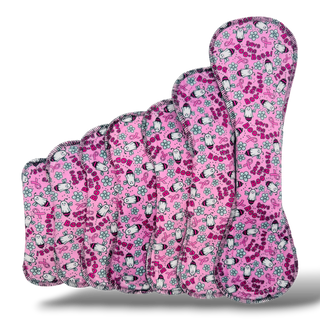 CLOTH PAD "Save The Boo-Bees" (Velvet Minky)