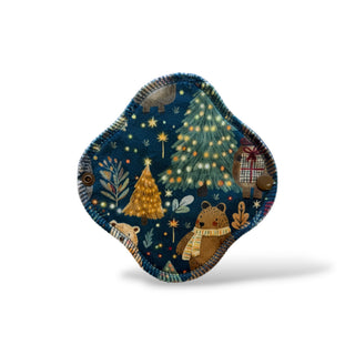 CLOTH LINER SMALL "Evergreen Forest" (Velvet Minky)