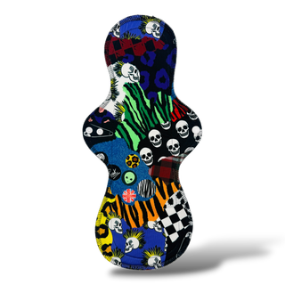CLOTH PAD "Old School Punk Rock" A-Symmetrical 16in (Silky Stay Dry)