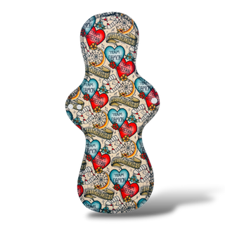 CLOTH PAD "Love Bite" A-Symmetrical 16in (Lush Brushed)