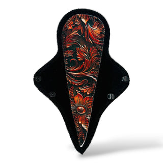 THONG PAD TOOLED LEATHER (STAY DRY)