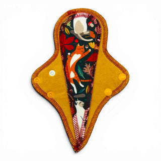 THONG PAD FELINE FOLIAGE (ORGANIC COTTON)