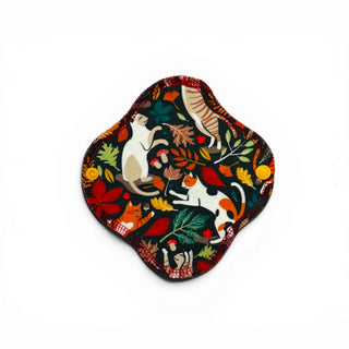 LINER SMALL FELINE FOLIAGE (ORGANIC COTTON)