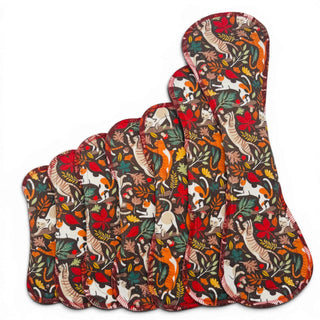 PAD FELINE FOLIAGE (ORGANIC COTTON)