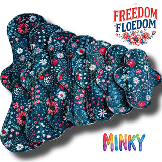 PAD FREEDOM FLOWERS (MINKY)