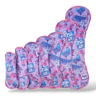 CLOTH PAD "Gamer Girl" (Velvet Minky)