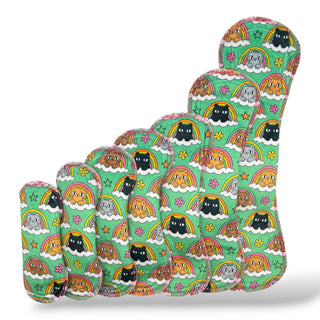 CLOTH PAD "Grumpy Cat" (Velvet Minky)