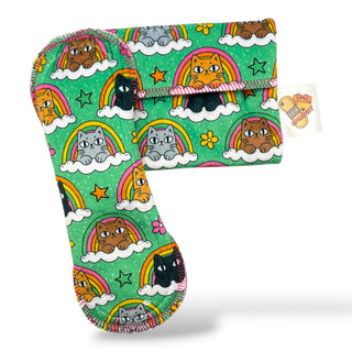 CLOTH PAD "Grumpy Cat" (Velvet Minky)