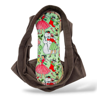 CLOTH PAD "Holly Jolly" (Velvet Minky)