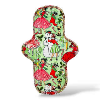 CLOTH PAD "Holly Jolly" (Velvet Minky)