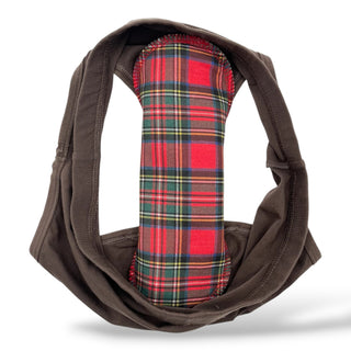 CLOTH LINER LARGE "Home For The Holidays" (Natural Organic Cotton)