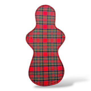 CLOTH PAD "Home For The Holidays" A-SYMMETRICAL 16" (Natural Organic Cotton)