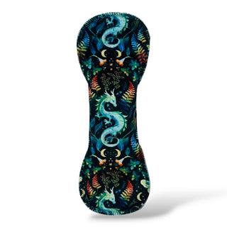 CLOTH PAD "Whimsical Dragons" (Velvet Minky)