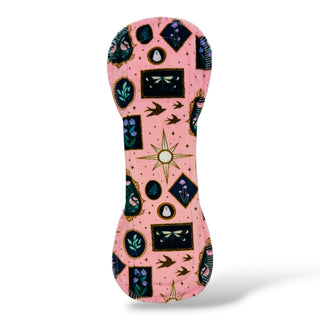 CLOTH PAD "Spooked Pink" (Velvet Minky)