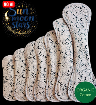 PAD SUN MOON STARS (ORGANIC COTTON)