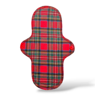 CLOTH PAD "Home For The Holidays" (Natural Organic Cotton)