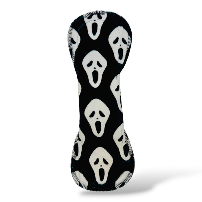 CLOTH PAD "Ghost Face" (Velvet Minky)