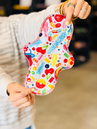 CLOTH PAD "Suck It Up" (Velvet Minky)