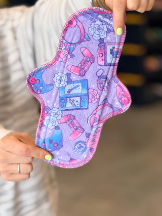 CLOTH PAD "Gamer Girl" (Velvet Minky)