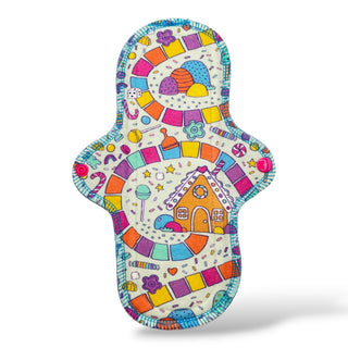 CLOTH PAD "Sweet Moves" (Natural Organic Cotton)