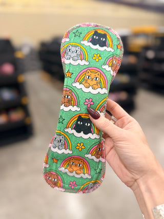 CLOTH PAD "Grumpy Cat" (Velvet Minky)