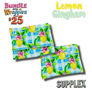WRAPPER LEMON GINGHAM