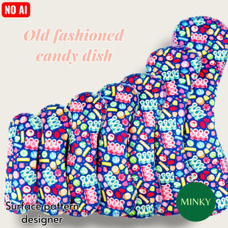 PAD OLD FASHIONED CANDY DISH (MINKY)