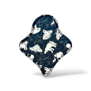 CLOTH LINER THONG "Polar Zodiacs" (Natural Organic Cotton)