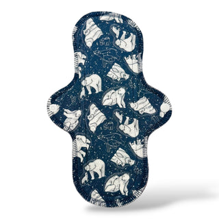 CLOTH PAD "Polar Zodiacs" (Natural Organic Cotton)