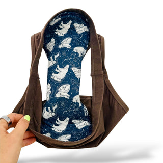 CLOTH LINER XL "Polar Zodiacs" (Natural Organic Cotton)
